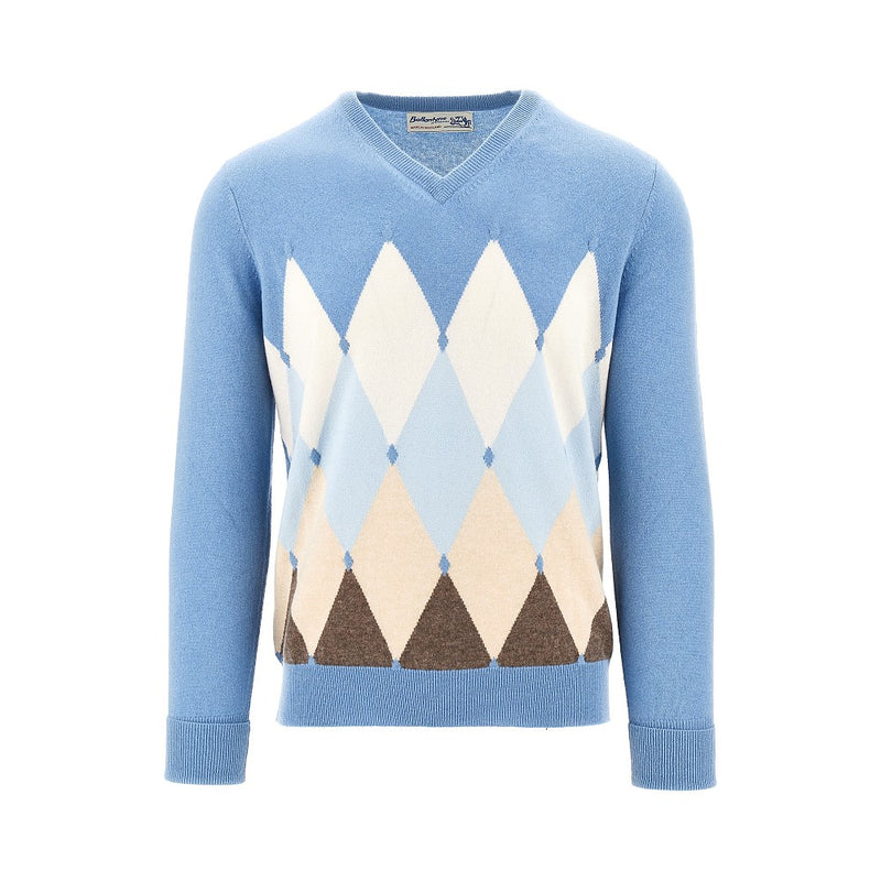 Ballantyne Ballantyne Lozenge Cashmere Sweater - World Class Fashion