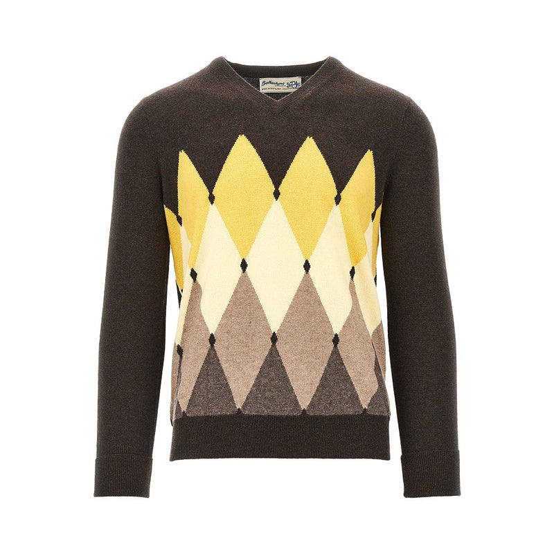 Ballantyne Ballantyne Lozenge Cashmere Sweater - World Class Fashion