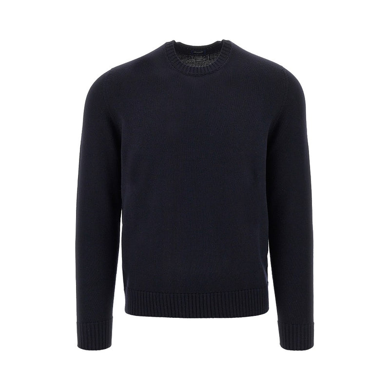 Drumohr Drumohr Merino Wool Knitted Sweater Blue Men - World Class Fashion