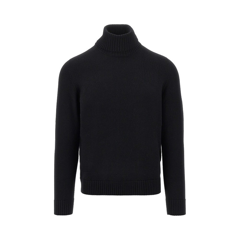 Drumohr Drumohr Merino Wool Turtleneck Black Men - World Class Fashion