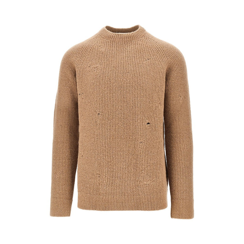 Laneus Laneus Alpaca-wool Blend Crewneck Sweater - World Class Fashion