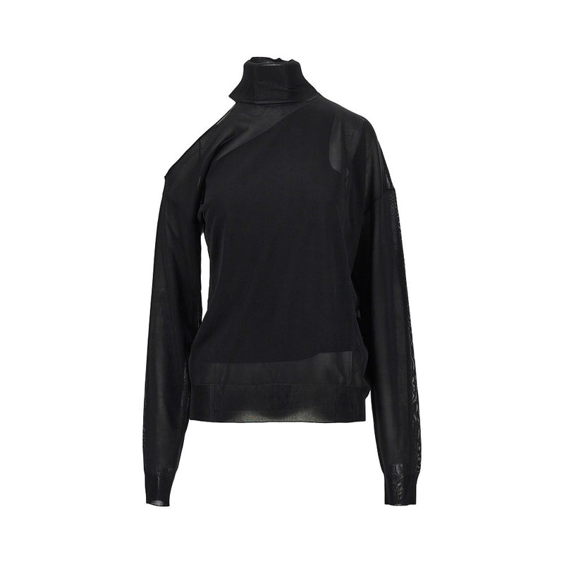 Fendi Fendi Silk Organdie Top Black Women - World Class Fashion
