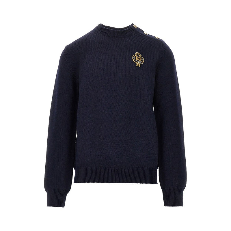 Dolce&gabbana Dolce&Gabbana Wool Sweater Blue Men - World Class Fashion