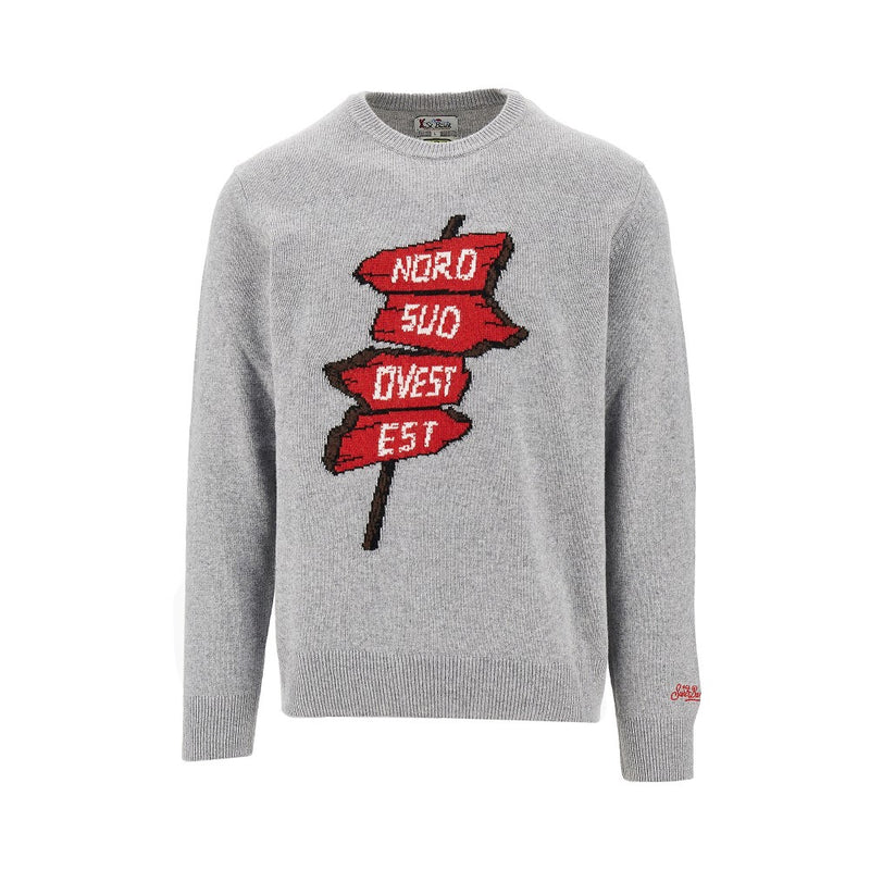 MC2 Saint Barth MC2 Saint Barth Heron Sweater Grey Men - World Class Fashion