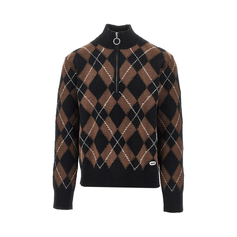 Ami Ami Argyle Wool Sweater Multicolor Men - World Class Fashion