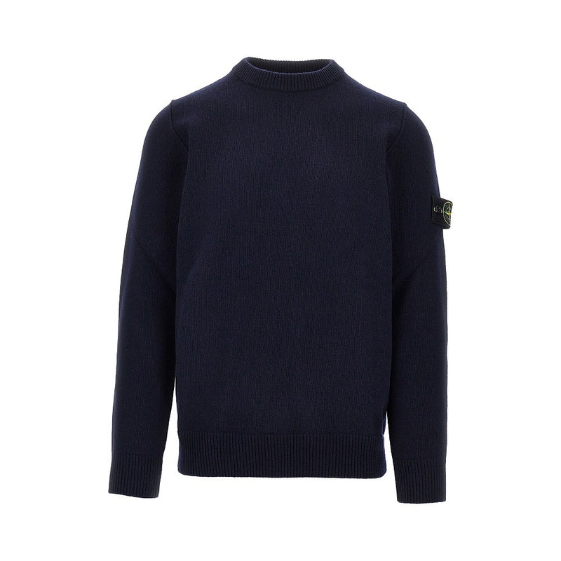 Stone Island Stone Island Knitted Sweater Blue Men - World Class Fashion