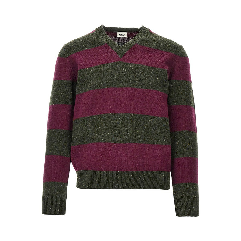 Gallia Knit Gallia Knit Lawrence Wool Sweater Multicolor - World Class Fashion