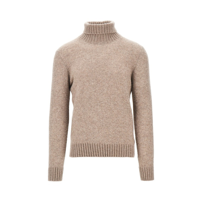 Piacenza 1733 Piacenza 1733 Cashmere-Blend Turtleneck Sweater Beige - World Class Fashion