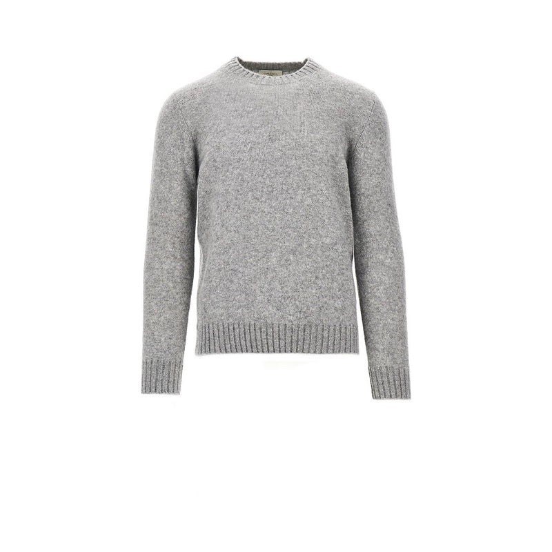 Piacenza 1733 Piacenza 1733 Silk and Cashmere Blend Sweater Grey - World Class Fashion