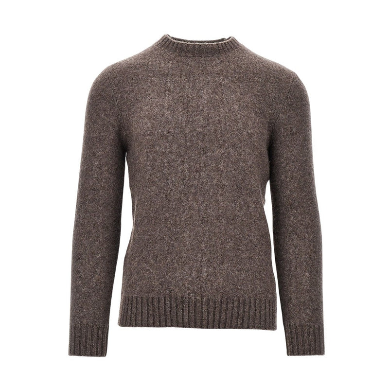 Piacenza 1733 Piacenza 1733 Silk and Cashmere Blend Sweater Brown - World Class Fashion