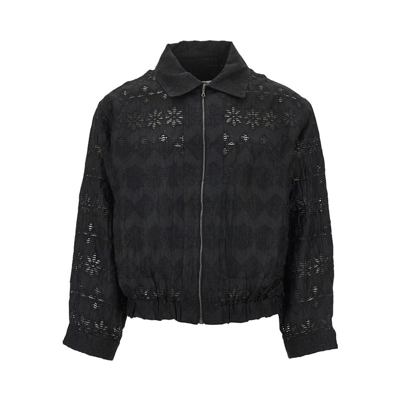 Cmmn Swdn Cmmn Swdn Ares Linen-blend Blouson Black - World Class Fashion
