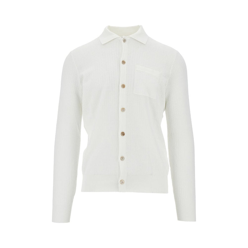 Brunello Cucinelli Brunello Cucinelli Cotton Cardigan White Men - World Class Fashion