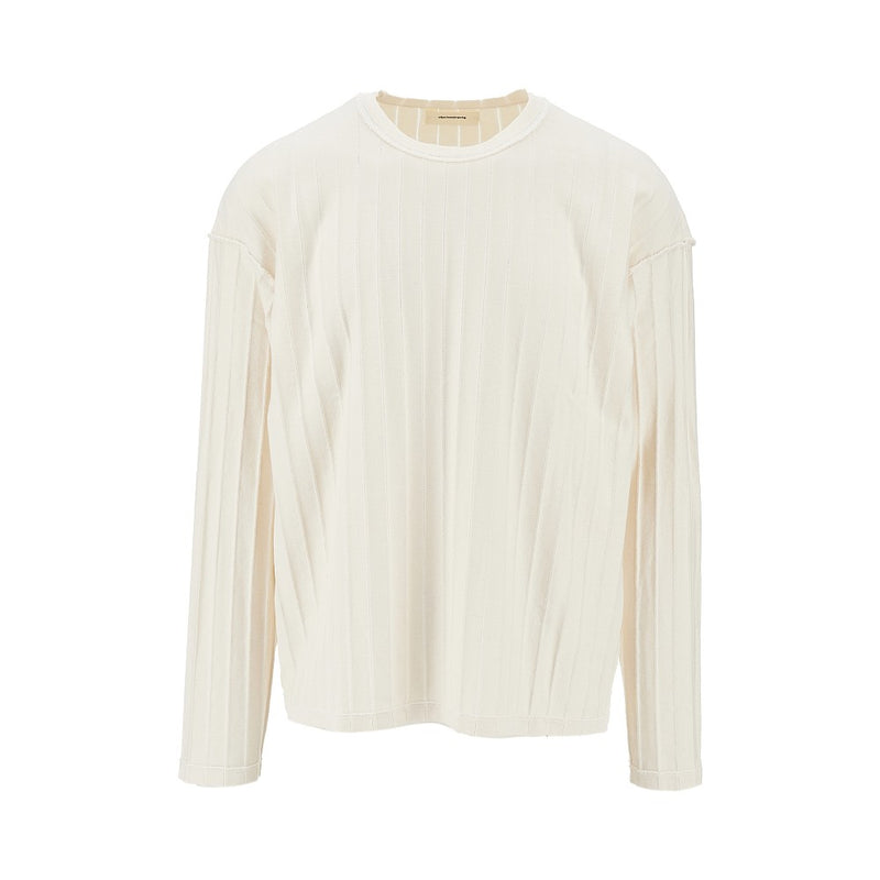 Mfpen Mfpen Reversed Crewneck T-shirt Beige - World Class Fashion