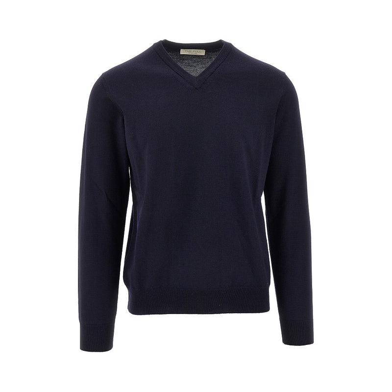 The Pull The Pull Extrafine Merino Wool Sweater Blue - World Class Fashion