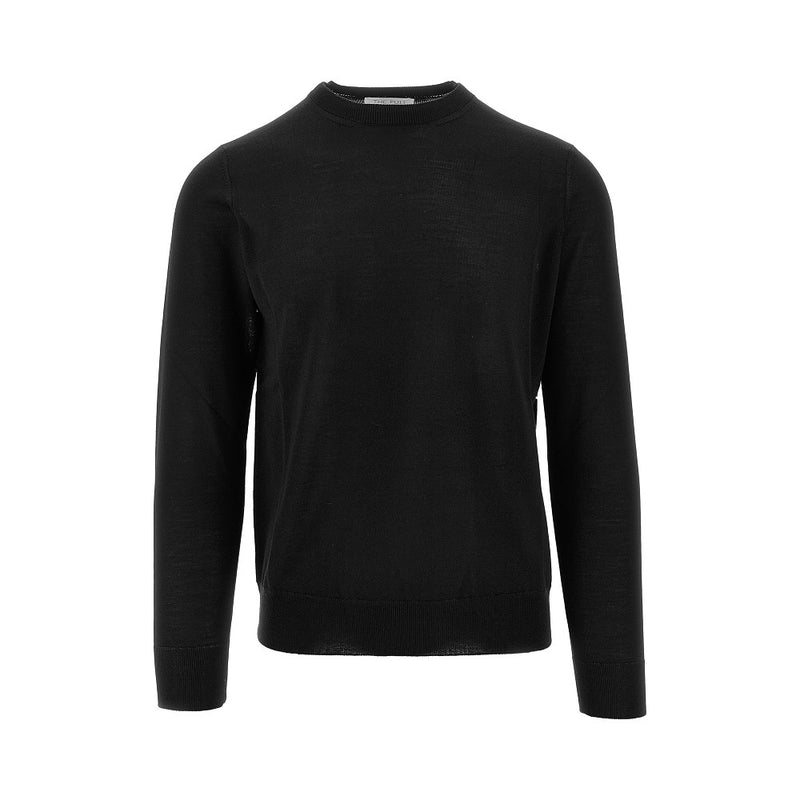 The Pull The Pull Silk and Wool Blend Sweater Black - World Class Fashion