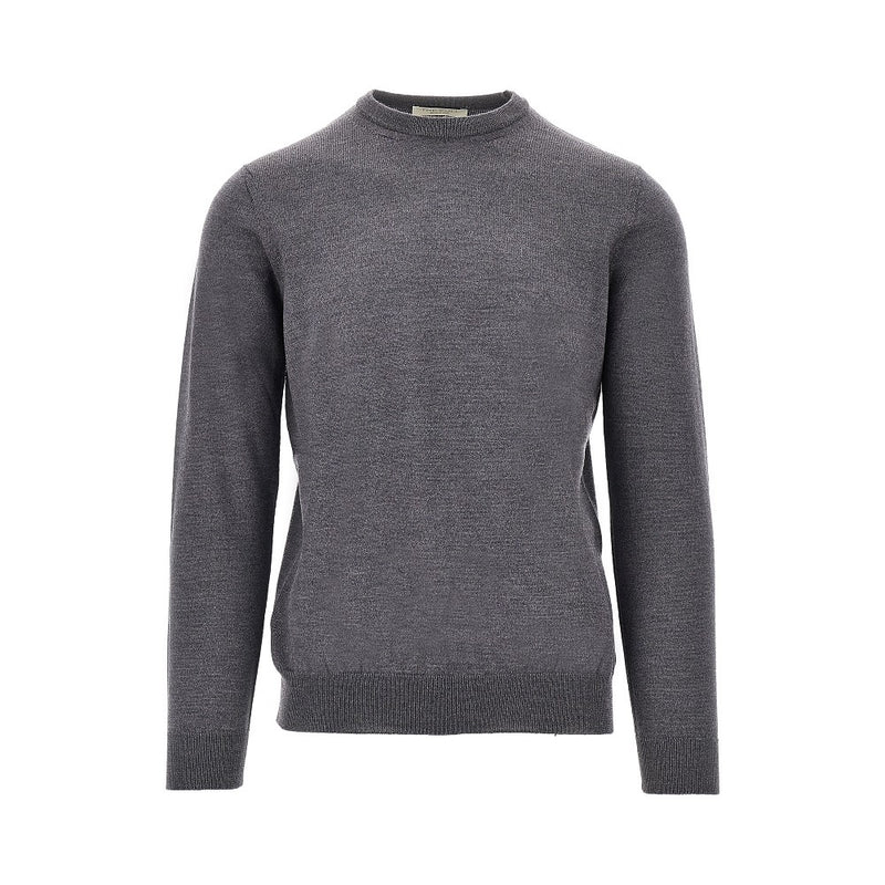 The Pull The Pull Merino Wool Crewneck Sweater Grey - World Class Fashion
