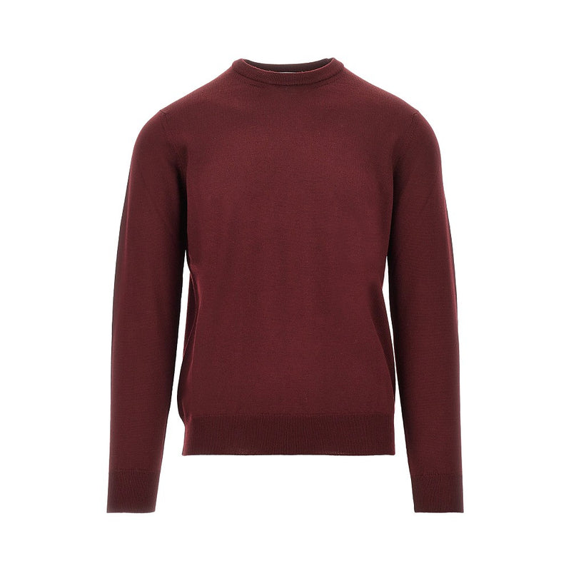 The Pull The Pull Merino Wool Crewneck Sweater Red Men - World Class Fashion