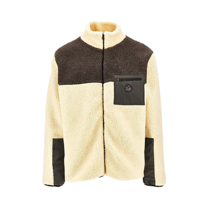 Mauna Kea Mauna Kea Color Block Sherpa Fleece Jacket Multicolor - World Class Fashion