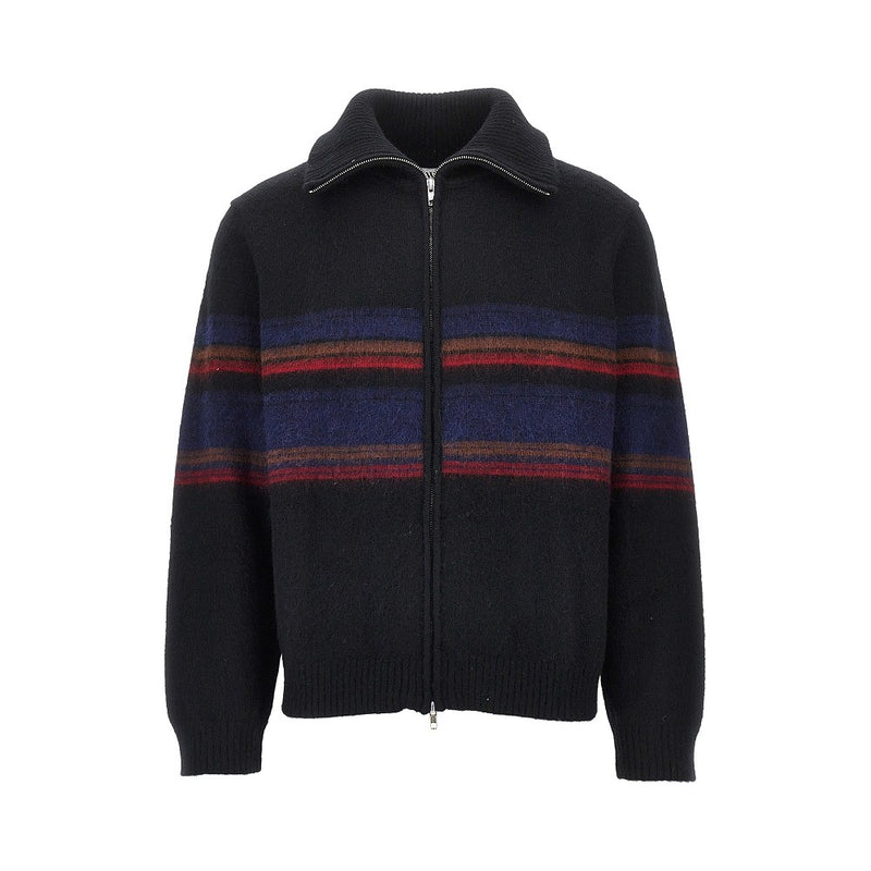 Wax London Wax London Norris Full-zip Cardigan Black Multi - World Class Fashion
