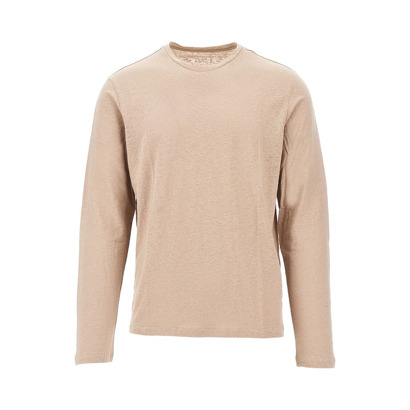 Majestic Filatures Majestic Filatures Linen Jersey T-shirt Beige - World Class Fashion