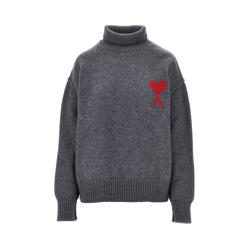 Ami Ami 'Ami De Coeur' Turtleneck Sweater - World Class Fashion