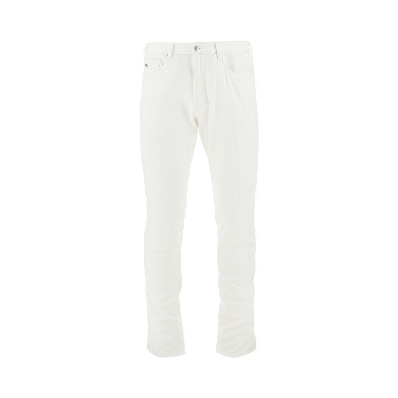 Emporio Armani Emporio Armani Stretch Gabardine J06 Pants White - World Class Fashion