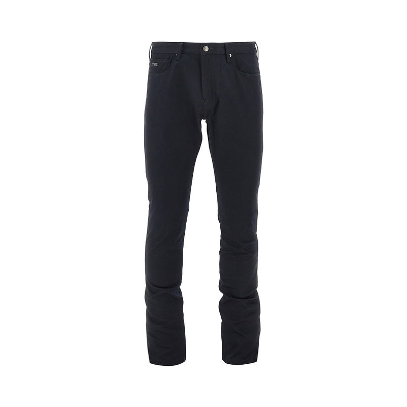 Emporio Armani Emporio Armani Stretch Gabardine J06 Pants Blue - World Class Fashion