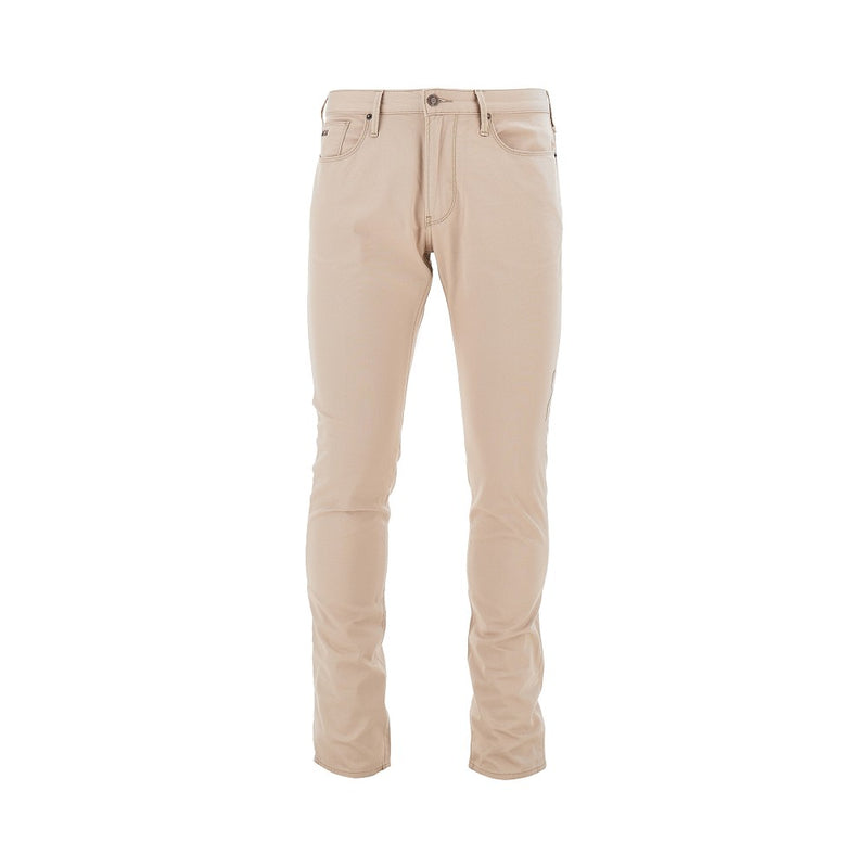 Emporio Armani Emporio Armani Stretch Canvas J06 Pants Beige - World Class Fashion