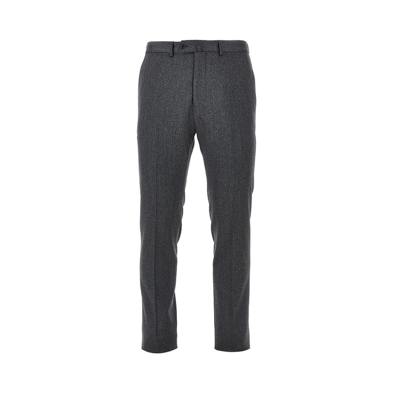 Emporio Armani Emporio Armani Mélange Wool Pants Grey Men - World Class Fashion