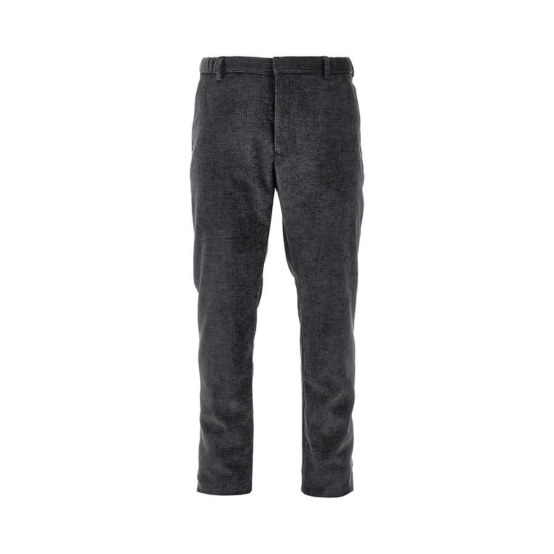Emporio Armani Emporio Armani Textured Velvet Pants Grey - World Class Fashion