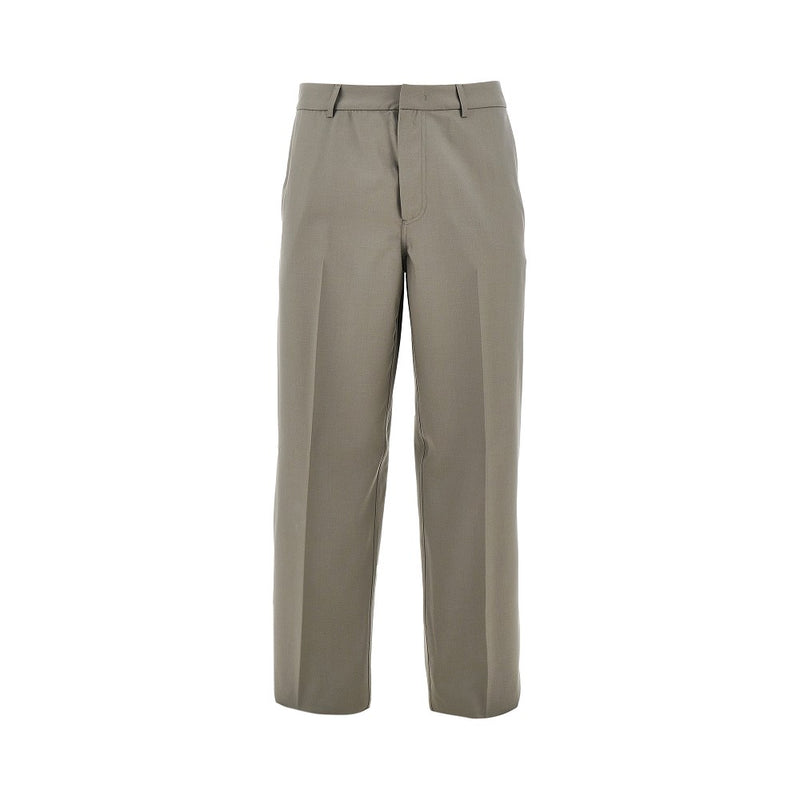 Emporio Armani Emporio Armani Virgin Wool Pants Khaki Men - World Class Fashion