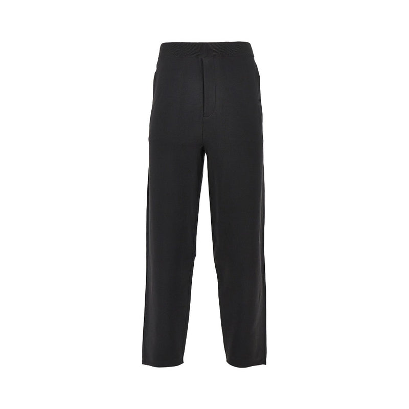 Emporio Armani Emporio Armani Icon Knitted Pants Black Men - World Class Fashion