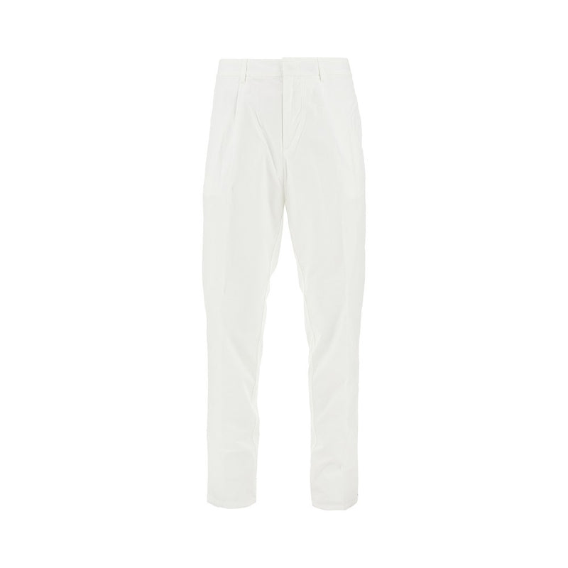 Emporio Armani Emporio Armani Pima Cotton Pants White Men - World Class Fashion