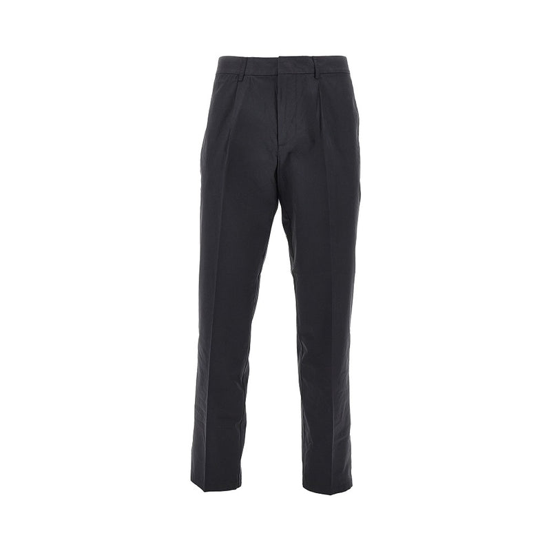 Emporio Armani Emporio Armani Pima Cotton Pants Blue Men - World Class Fashion