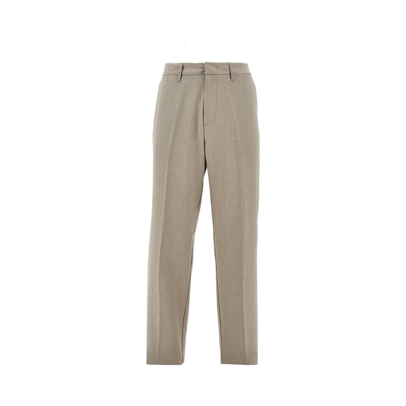 Emporio Armani Emporio Armani Technical Seersucker Pants Khaki - World Class Fashion