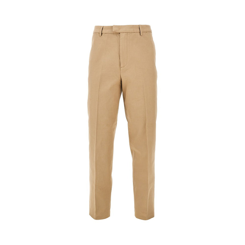 Emporio Armani Emporio Armani Gabardine Chino Pants Beige Men - World Class Fashion