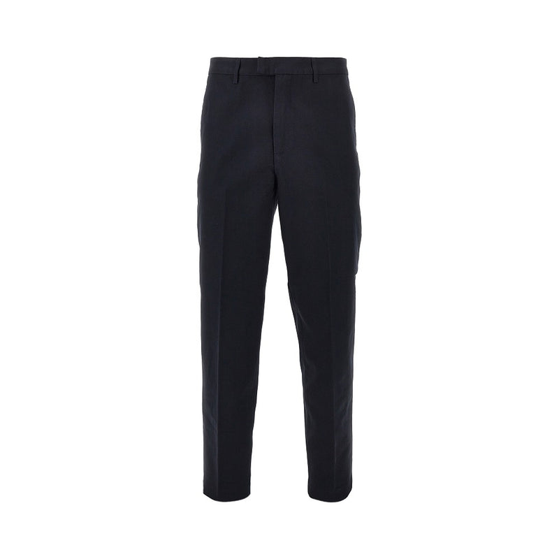 Emporio Armani Emporio Armani Gabardine Chino Pants Blue Men - World Class Fashion
