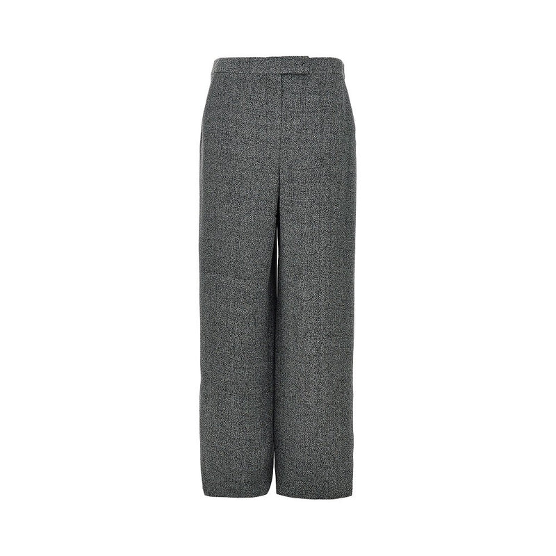 Emporio Armani Emporio Armani Mouliné Fabric Pants Grey - World Class Fashion