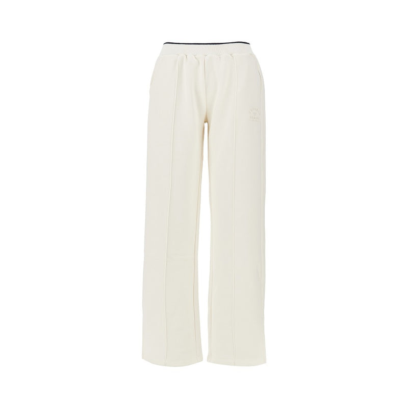 Ea Bodywear Ea Bodywear Wide-leg Jersey Pants White - World Class Fashion