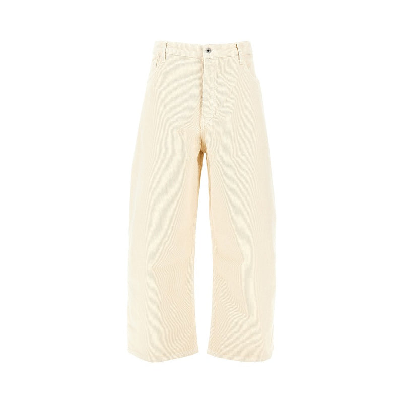 Studio Nicholson Studio Nicholson Paolo Corduroy Pants White - World Class Fashion
