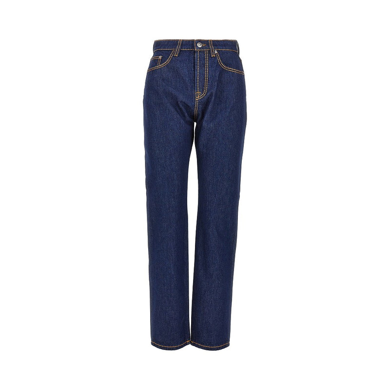 Versace Versace Cotton Denim Jeans Medusa Blue Women - World Class Fashion