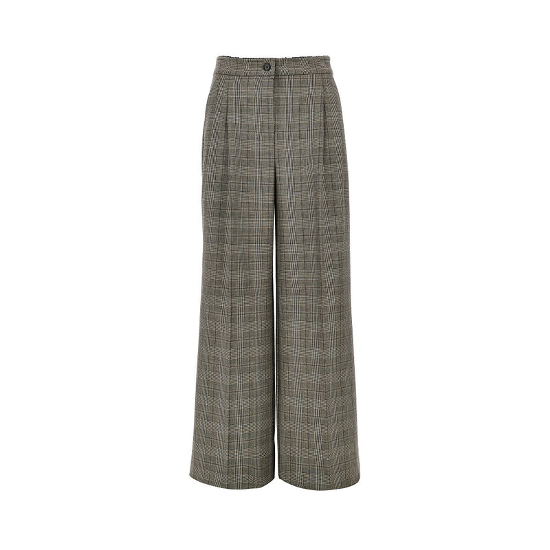 Pinko Pinko Prince Of Wales Wide-leg Pants Multicolor - World Class Fashion
