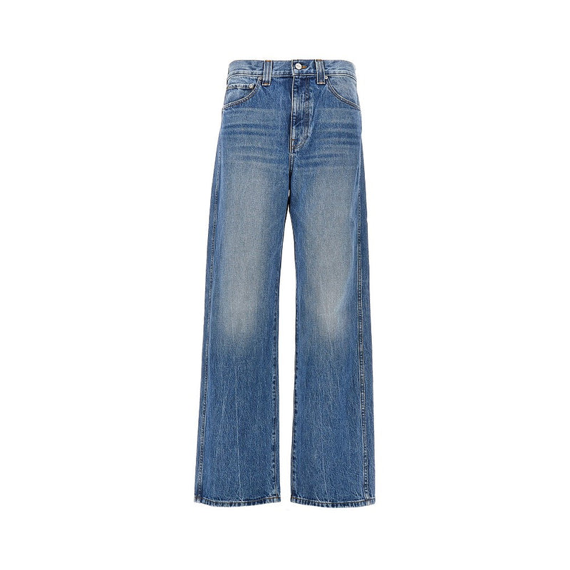 Khaite Khaite Bonnie Relaxed Fit Jeans Blue Women - World Class Fashion