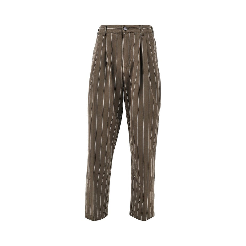 Obey Obey 'Foster' Pinstriped Pants With Darts - World Class Fashion