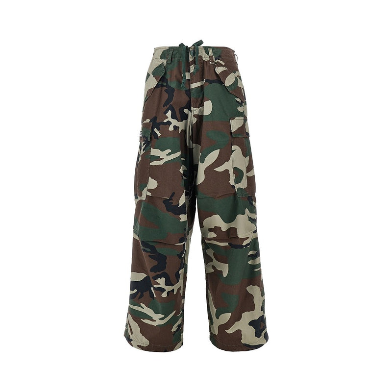 Obey Obey Baggy Fit Camouflage Cotton Cargo Pants - World Class Fashion