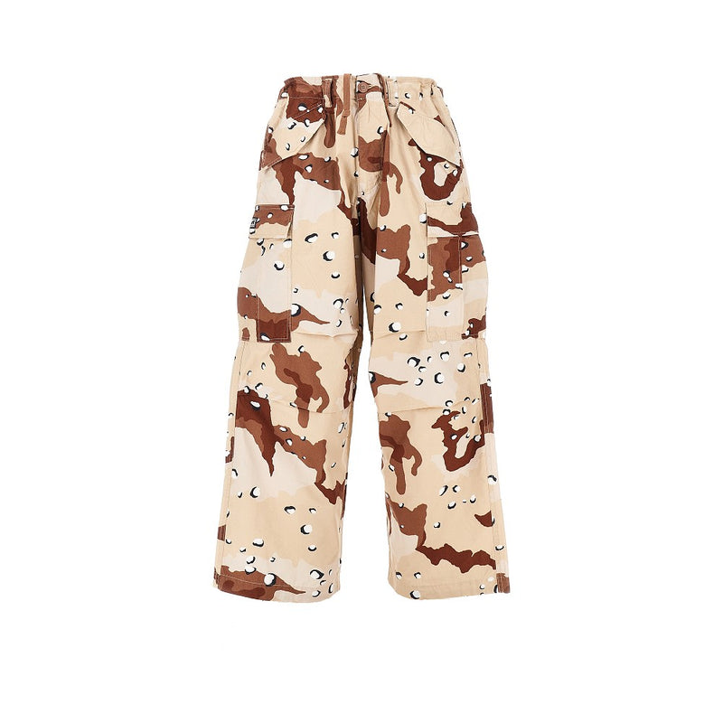 Obey Obey Baggy Fit Camouflage Cargo Pants Beige - World Class Fashion