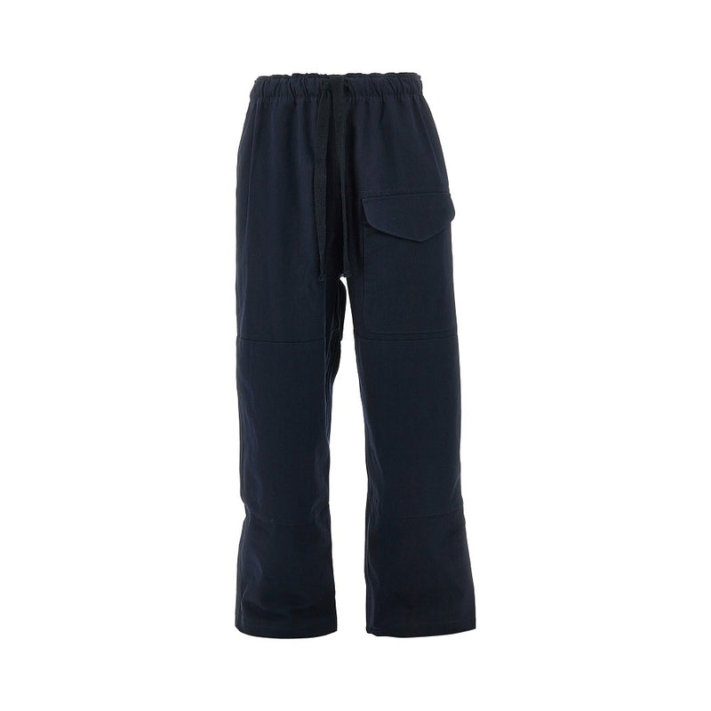 Studio Nicholson Studio Nicholson Nava Cotton Pants Blue - World Class Fashion
