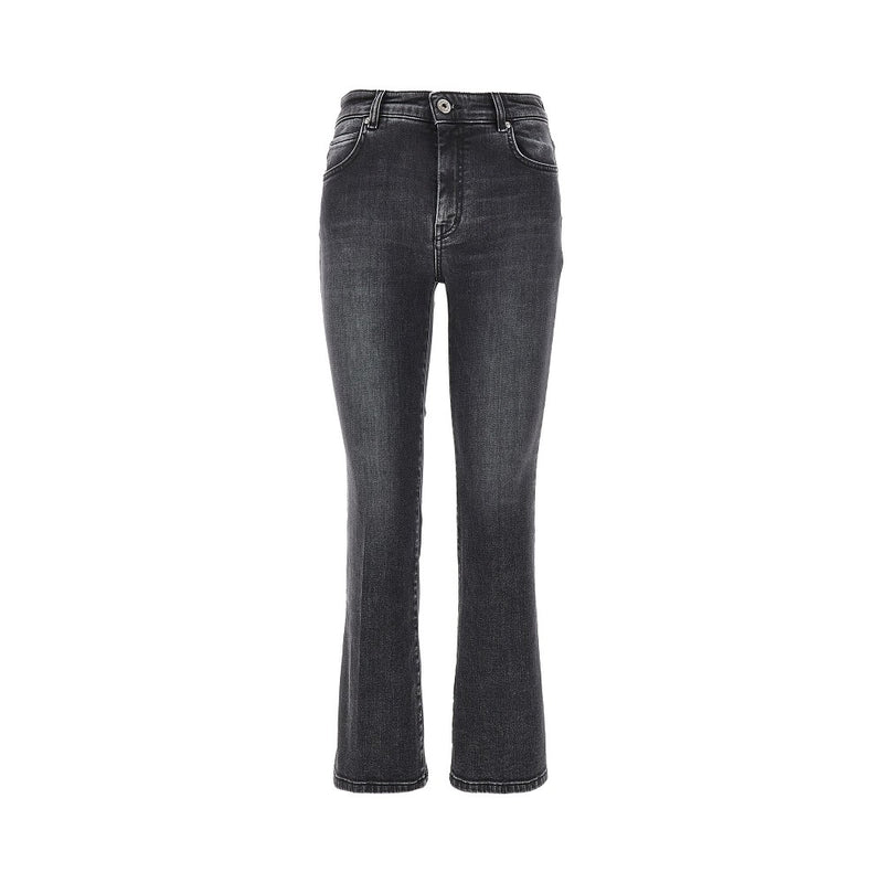 Max Mara Weekend Max Mara Weekend Stretch Denim Cropped Jeans - World Class Fashion