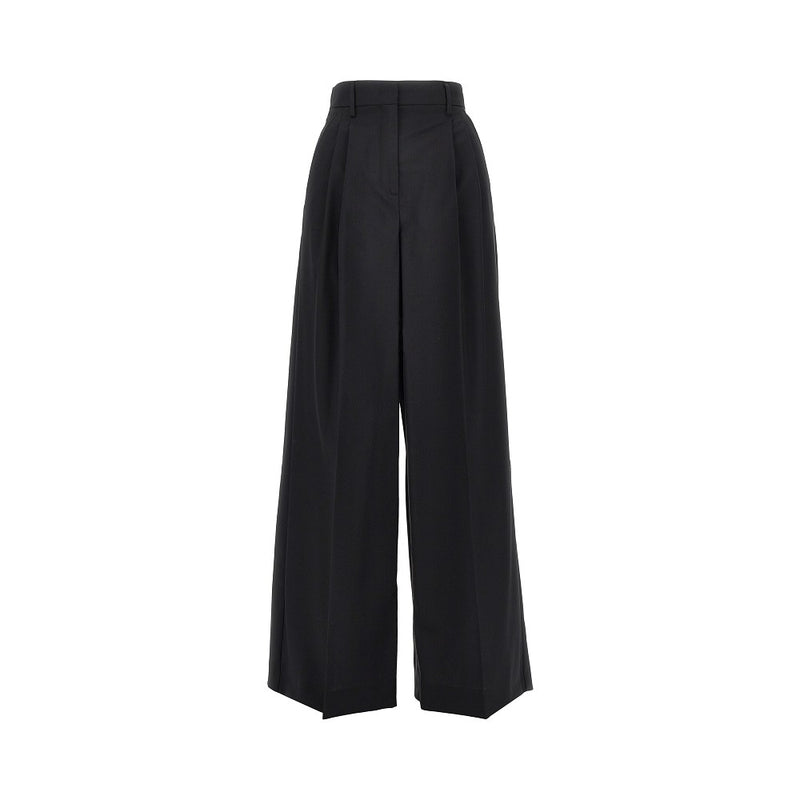Max Mara Weekend Max Mara Weekend Virgin Wool Wide-leg Pants - World Class Fashion