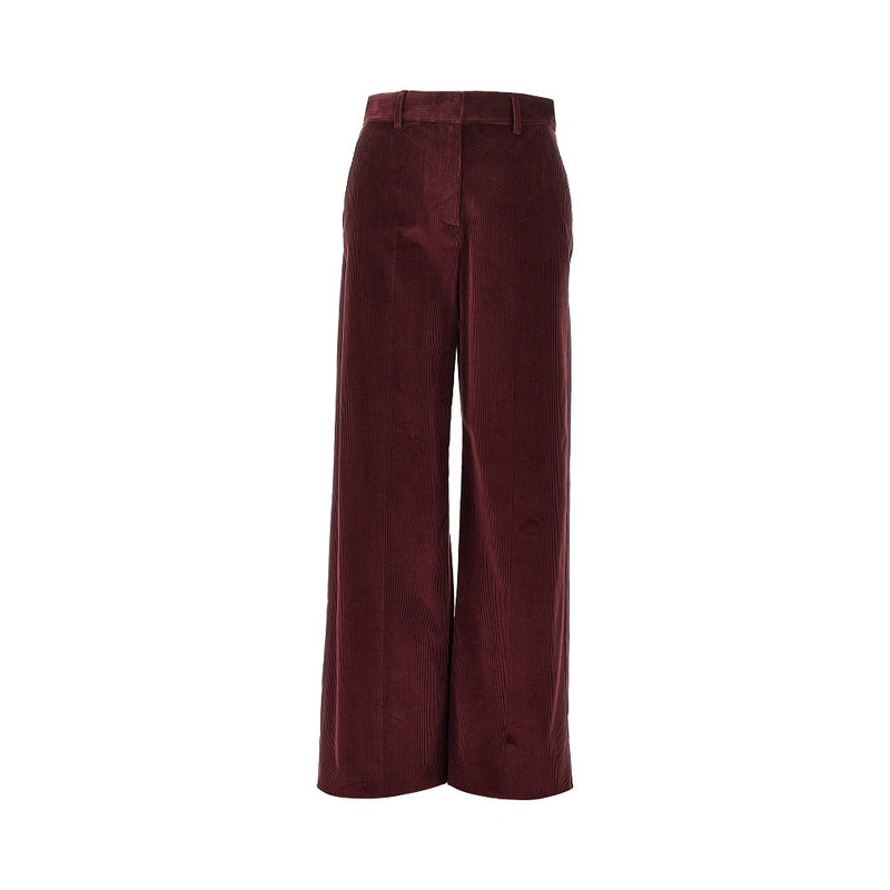 Max Mara Weekend Max Mara Weekend Corduroy Pants Red Women - World Class Fashion